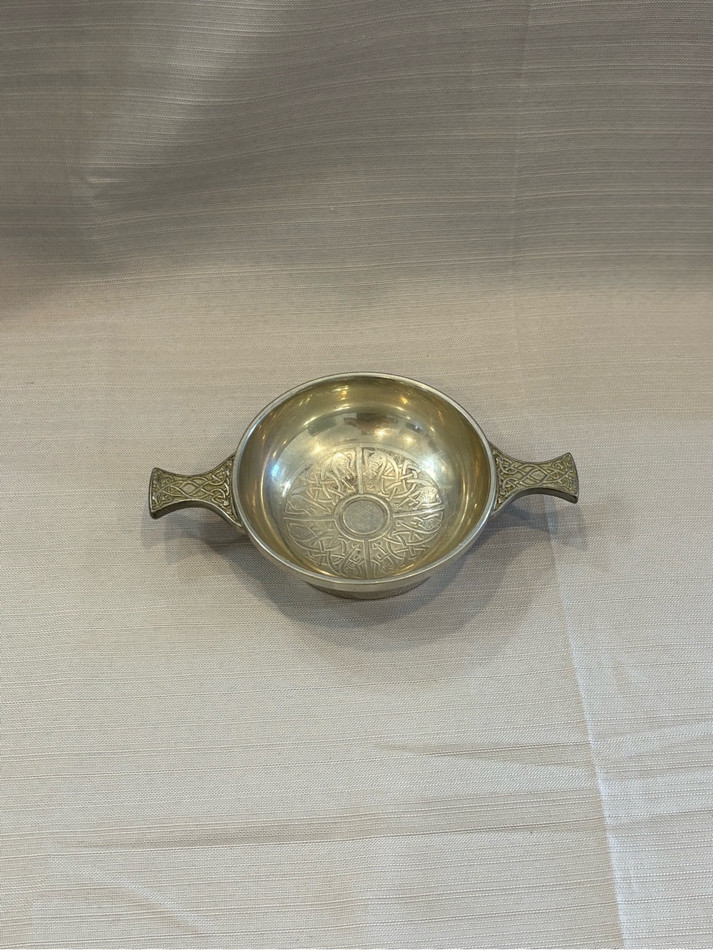 Celtic Two-Handled Decorative Serving Bowl